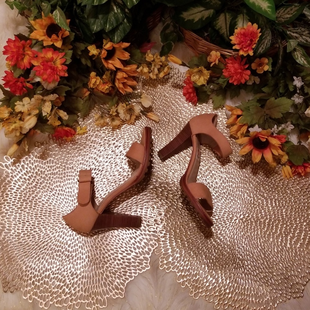 Tan Daniblack Heeled Sandals